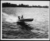 Collection:  Barbour #758.  Misc. Photographs.  Small boat on water